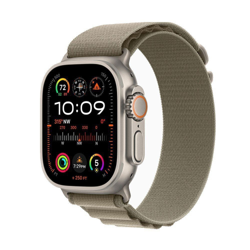 Смарт-часы Apple Watch Ultra 2 49 mm Titanium Case Olive Alpine Loop (S)