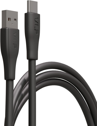 Кабель VLP Lite Color Line USB / USB-С 1 м 3 А Чёрный