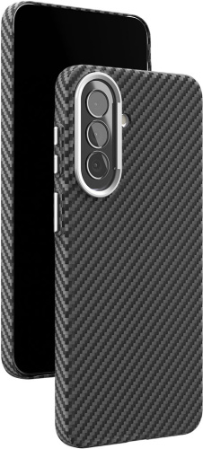 Клип-кейс VLP Grid c MagSafe для Samsung Galaxy A57 Чёрный