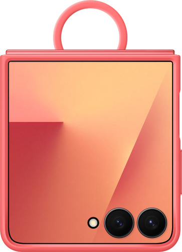 Клип-кейс Samsung Ring(Silicone) Z Flip7 Красный