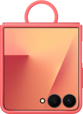 Клип-кейс Samsung Ring(Silicone) Z Flip7 Красный