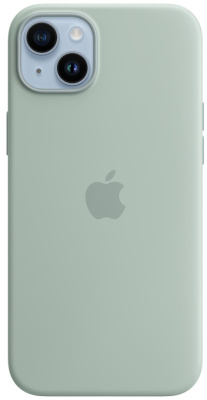 Клип-кейс Apple Silicone с MagSafe для Apple iPhone 14 Plus «Суккулент»