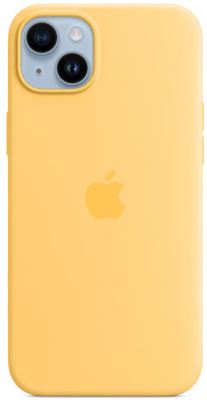 Клип-кейс Apple Silicone с MagSafe для Apple iPhone 14 Plus Золотистый