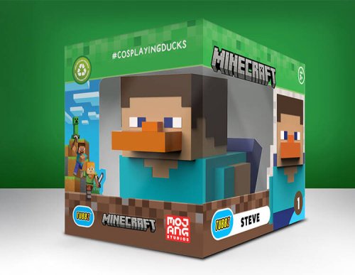 Фигурка-утка Tubbz Minecraft Steve (Box)