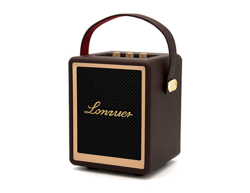 Портативная колонка Lonzuer Action (коричневый)