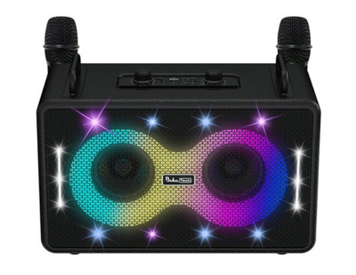 Портативная колонка с двумя микрофонами BukaTech Patty (чёрный)