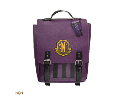 Рюкзак Уэнсдэй Академия Невермор, фиолетовый