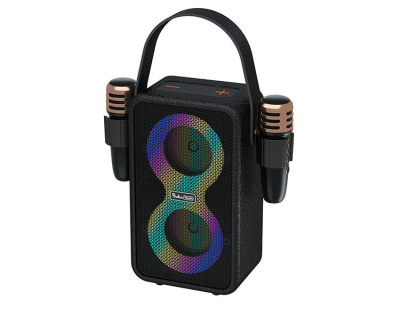 Портативная колонка с двумя микрофонами BukaTech Nika (чёрный)