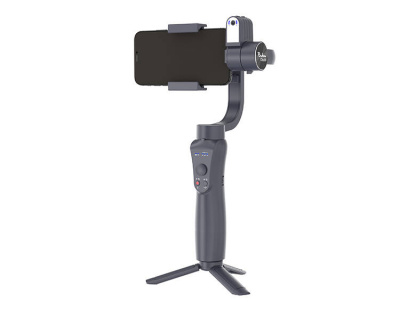 Стабилизатор для телефона BukaTech Steven с ИИ-трекером и LED подсветкой (чёрный)