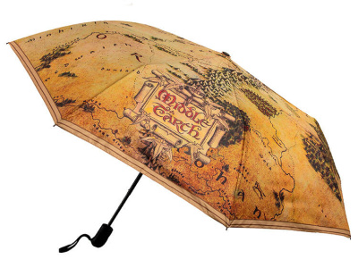 Зонт Властелин колец Карта Средиземья