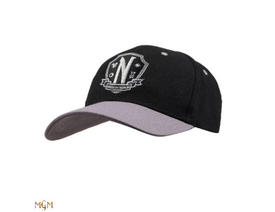 Бейсболка Уэнсдэй Академия Невермор, черный