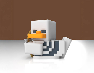 Фигурка-утка Tubbz Minecraft Skeleton