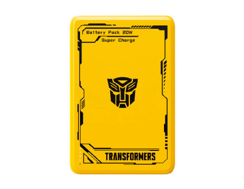 Внешний беспроводной магнитный аккумулятор Трансформеры Автоботы 5000 мАч (желтый)