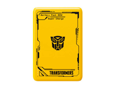 Внешний беспроводной магнитный аккумулятор Трансформеры Автоботы 5000 мАч (желтый)