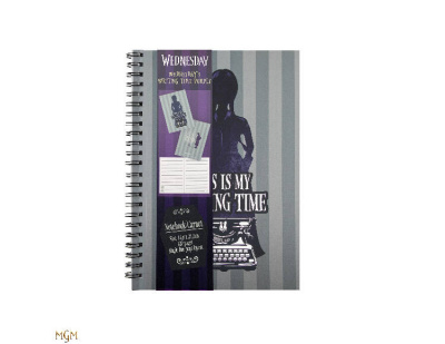 Блокнот Уэнсдэй Время для моих записей (на пружине)