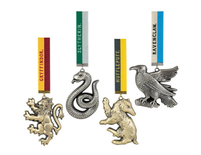 Украшение для ёлки Гарри Поттер Талисманы Хогвартс - набор из 4 шт