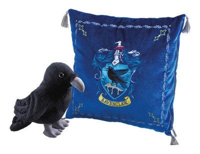 Мягкая игрушка Гарри Поттер Талисман Когтеврана (ворон + подушка)