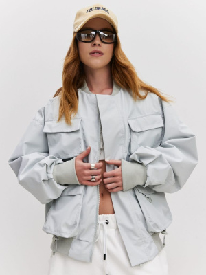 Бомбер WKS GULЯЙ U (Светло-серый / Светло-серый)