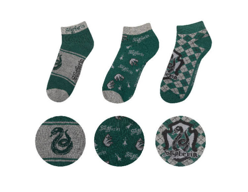 Носки короткие Гарри Поттер Слизерин (3 пары)