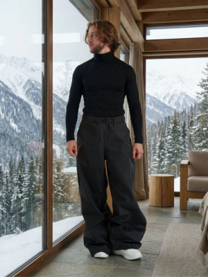 Штаны Wide U (Черный / Черный)