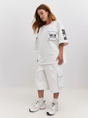 Футшот Моно U (Белый / Белый)