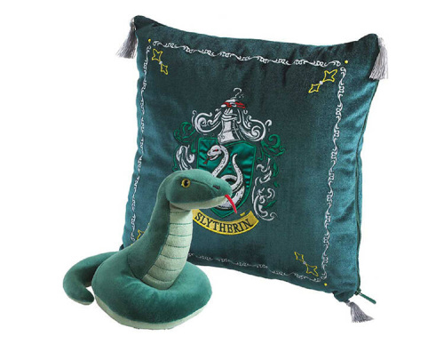 Мягкая игрушка Гарри Поттер Талисман Слизерина (змея + подушка)