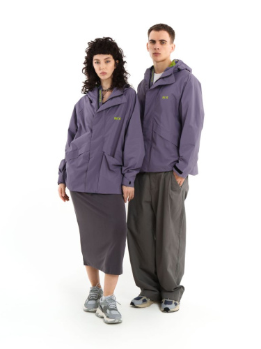 Куртка Номад U (Фиолетовый / Принт)