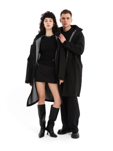 Тренч  Чёрная Пирамида  U (Черный / Черный)