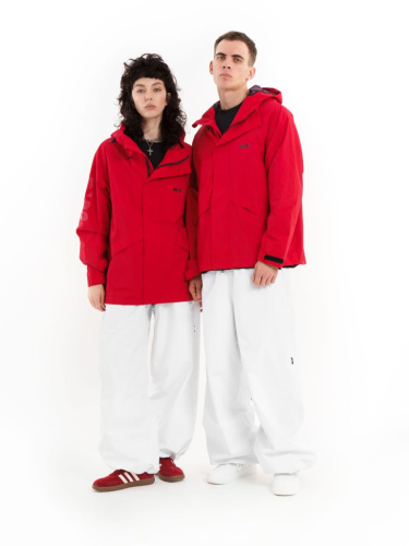 Куртка Номад U (Красный / Принт)