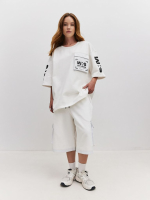 Футшот AIR U (Белый / Принт WKS)