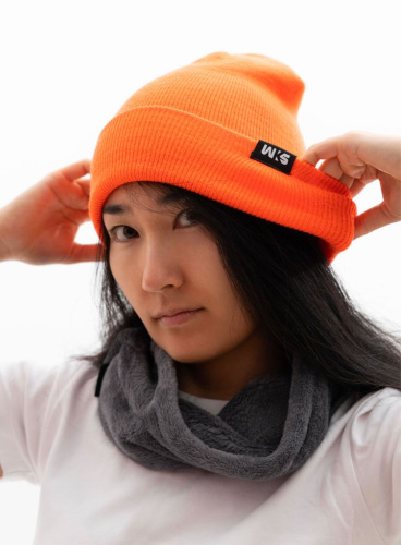 Шапка-бини Otono U (Оранжевый / Оранжевый)