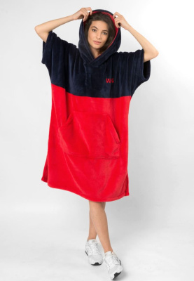 Пончо Adventure (Темно-синий / Красный)