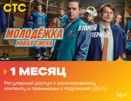 Подписка на онлайн-кинотеатр СТС (1 месяц)