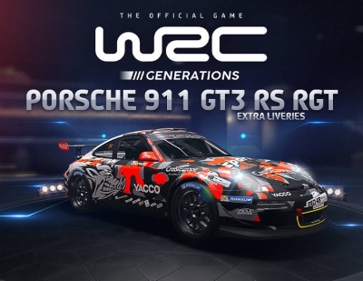 WRC Generations - Porsche 911 GT3 RS RGT Extra liveries (PC)