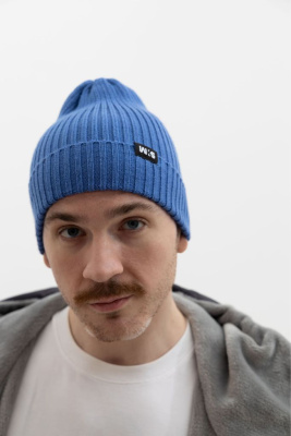 Шапка-бини Cuff Trend U (Синий / Синий)
