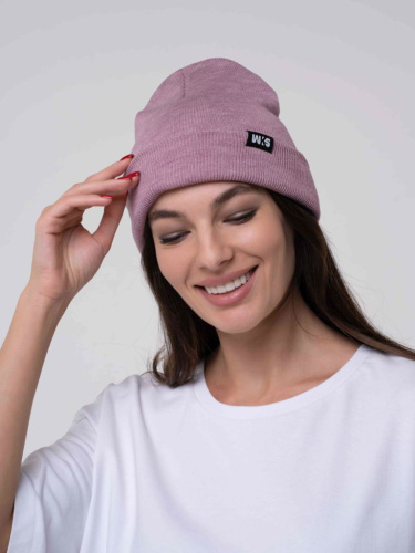Шапка-бини Otono U (Пудровый / Пудровый)
