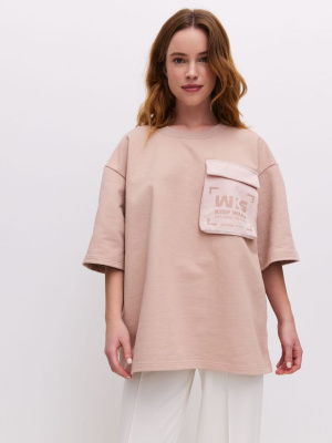 Футшот AIR U (Пудровый / Принт WKS)