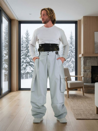 Штаны Дропстеп U (Светло-серый / Светло-серый)