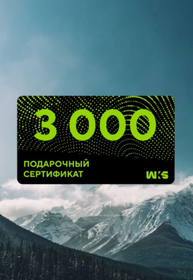 Сертификат Электронный 3000 U (Бесцветный / Бесцветный)