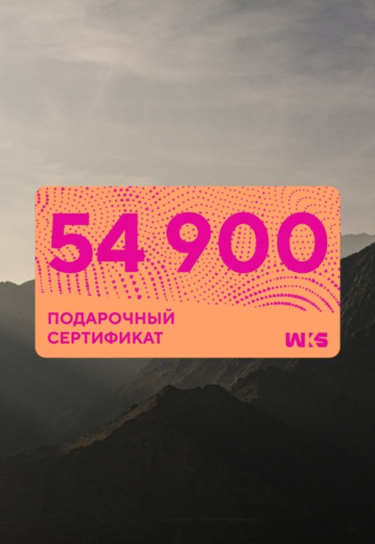 Сертификат Электронный  54900 U (Бесцветный / Бесцветный)