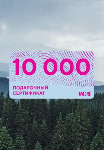 Сертификат Электронный  10000 U (Бесцветный / Бесцветный)