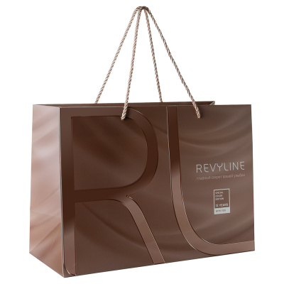 Пакет подарочный Revyline Special Color Edition Mocha Mousse, размер М