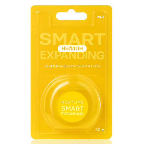 Зубная нить Revyline 840D Expanding floss нейлон, вощеная, 30 м
