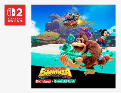 Дополнительный контент Donkey Kong Bananza: DK Island & Emerald Rush (Nintendo Switch 2 - Цифровая версия) (EU)