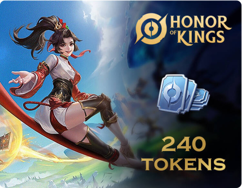 Игровая валюта Honor of Kings 240 Tokens [Цифровая версия] (PC)