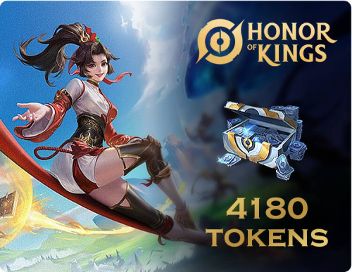 Игровая валюта Honor of Kings 4180 Tokens [Цифровая версия] (PC)