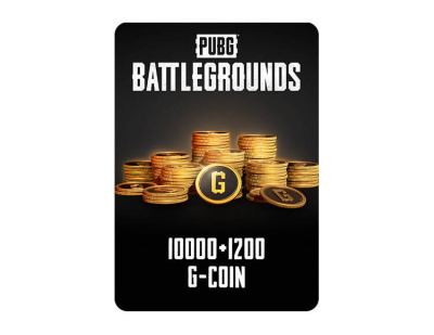 Игровая валюта PUBG: Battlegrounds - 10000 + 1200 G-Coin [Цифровая версия] (PC)