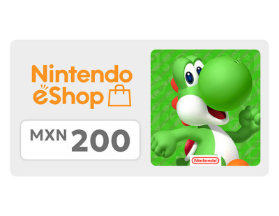Карта оплаты Nintendo eShop 200 MXN Mexico [Цифровая версия]