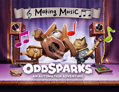 Oddsparks: An Automation Adventure - Making Music (PC)
