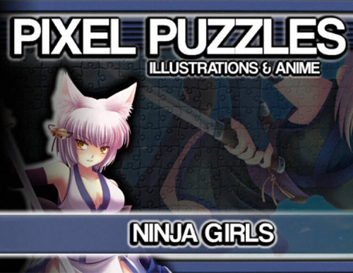 Pixel Puzzles Illustrations & Anime - Jigsaw Pack: Ninja Girls (PC)